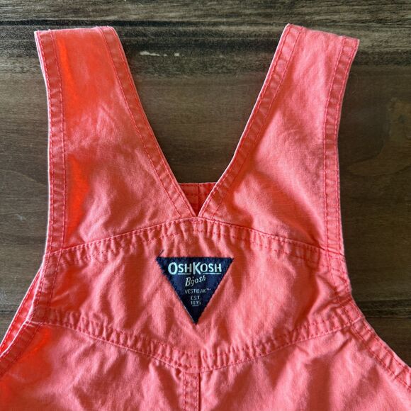 Oshkosh Orange Short Overalls Boys' 2T - Picture 11 of 14